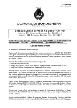 Scarica il documento: Determinazione