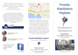 BROCHURE Presidio 2014DEF - Presidio Riabilitativo Pegliese
