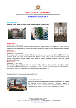musei civici in convenzione www.museidigenova.it