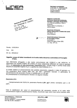 Sede legale o amministrativa LI. Via XXV Aprile. 18