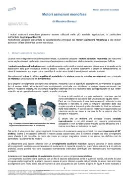 Motori asincroni monofase