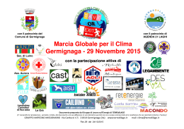 Marcia Globale per il Clima Germignaga RXX
