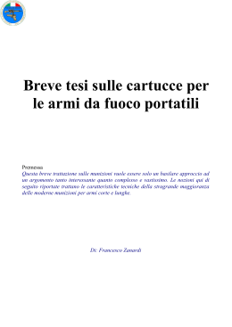 Le cartucce - Tiropratico.com