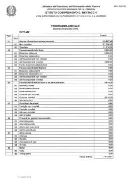 ISTITUTO COMPRENSIVO G. BERTACCHI 21052 BUSTO ARSIZIO