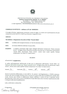 delibera n. 87 - istituto comprensivo statale "GA BOSSI" busto arsizio