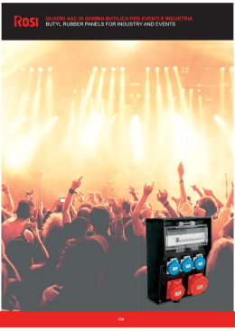 Page 1 Page 2 SPINE E PRESE PER ALLESTIMENTI SCENOGRAF