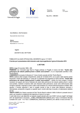 Borsa Bianchi_avviso-3 - Università degli Studi di Foggia