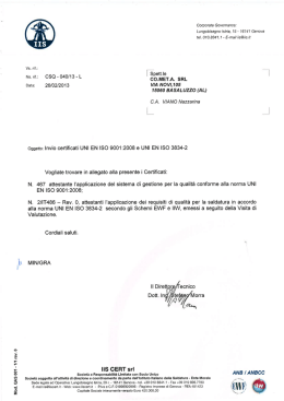 i&igrave;pett. le - Cometa srl di Giacomello A.& C. a Basaluzzo