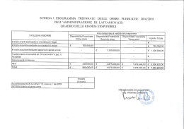 scheda ]: programma triennale delle opere pubbliche 2016/2018