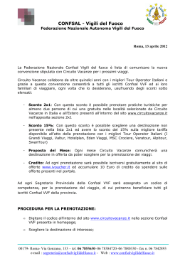 Scarica l`allegato - Confsal Vigili del Fuoco