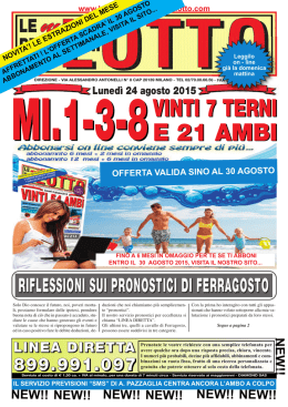 vinti 7 terni e 21 ambi vinti 7 terni e 21 ambi