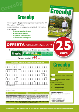 GreenUp - Edizioni Laboratorio Verde