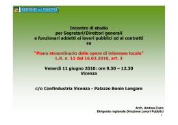 Piano straordinario oopp -11-06-2010