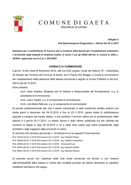 Verbale commissione - Ordine degli Ingegneri della Provincia di