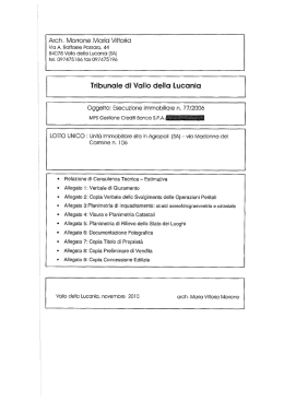 Relazione di Stima - Aste Legali Giudiziarie