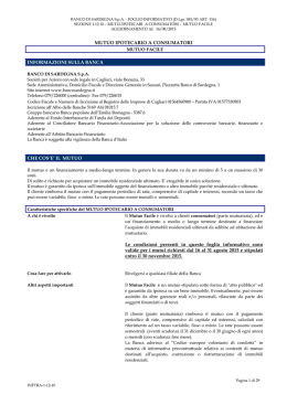 Foglio Informativo - Banco di Sardegna SpA