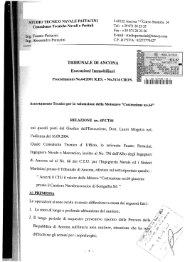 i&ldquo; `nsulenz&egrave; Tecniche Navali e Peritali Tel.: +39