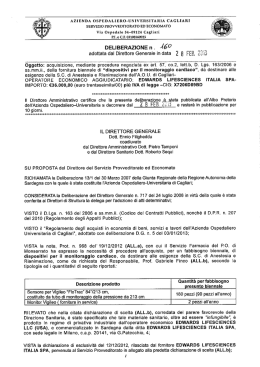 Deliberazione n. 160 del 28.02.2013
