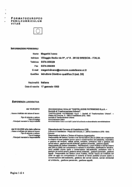Curriculum vitae