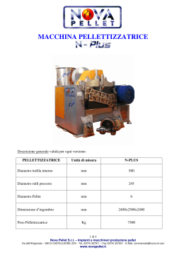 MACCHINA PELLETTIZZATRICE