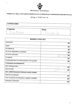 Ramunno Donato - Provincia di Potenza