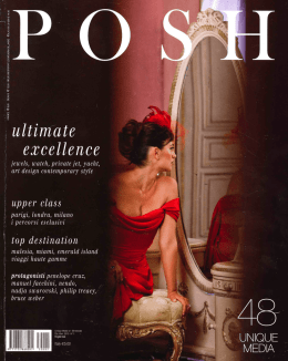 Gennaio 2013 Articolo POSH