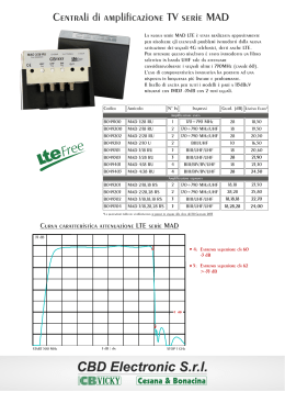 Confronto 1 GHz filtri LTE CBD - 300 MHz