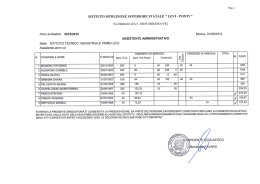 Via Matteotti 42A/1 30035 MIRANO (VE) Anno scolastico 2014/2015