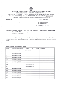Sede Centrale: Via Paganini, 3 - 30035 - MIRANO (VE