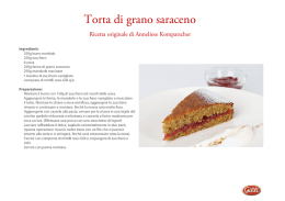 Torta di grano saraceno