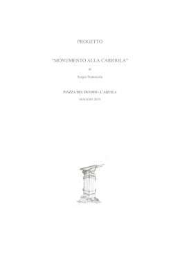 Installazione artistica della Carriola