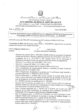 ACCADEMIA DI BELLE ARTI DI LECCE