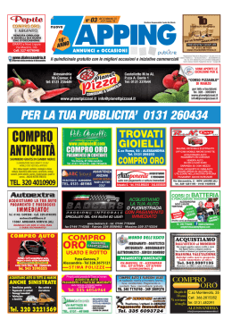 Zapping del 16/02/2015 - dialessandria.it il portale di notizie della