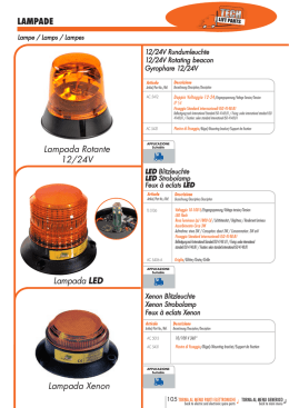 Lampada LED Lampada Xenon Lampada Rotante 12/24V LAMPADE