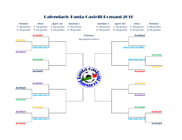 Calendario Fanta Castelli Romani 2010