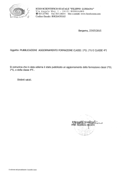 ` / Via Angelo Maj, 1 _ 24121 BERGAMO