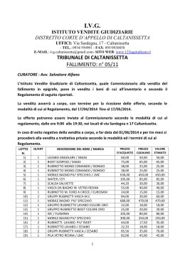 ivg istituto vendite giudiziarie distretto corte d`appello di caltanissetta