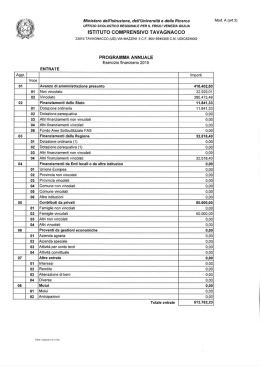 ISTITUTO COMPRENSIVO TAVAGNACCO 33010 TAVAGNACCO