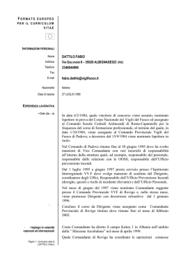 DATTILO FABIO VIA GALVAGNI 6 &ndash; 35020 ALBIGNASEGO