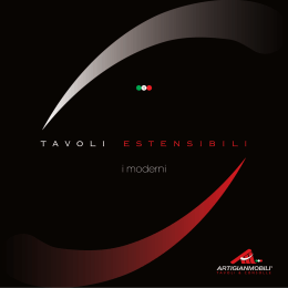 catalogo Tavoli Estensibili - i Moderni