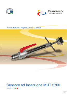 Sensore ad Inserzione MUT 2700