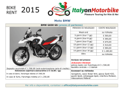 Scegli la tua moto a noleggio