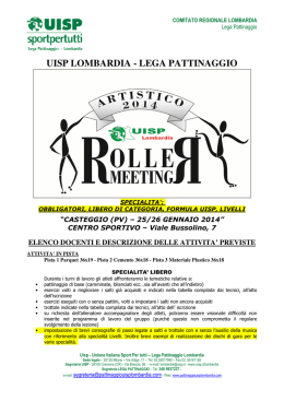 UISP LOMBARDIA - LEGA PATTINAGGIO