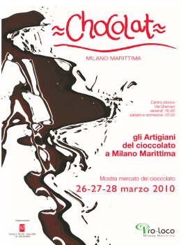 locandina chocolat 22x30 rossa