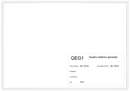 Quadri elettrici Trebbo QEG1