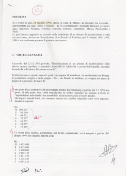 Verbale di accordo - RSU AlmavivA Finance