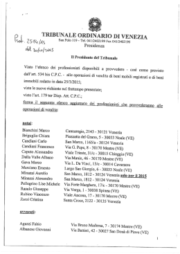 scarica articolo - Ordine degli Avvocati di Venezia