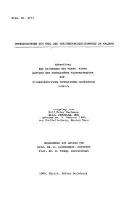 Abhandlung dipl. Porsting.