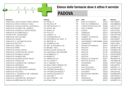 PADOVA - FarmaciaINsieme