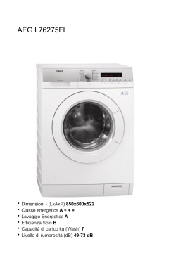 AEG L76275FL lavatrice